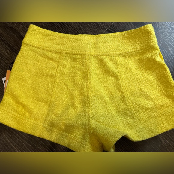NWT Future Collective Yellow Shorts - Picture 2 of 2